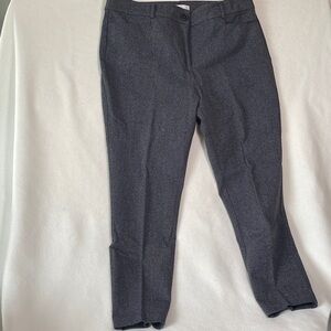 LOFT Women's Charcoal Gray Trousers